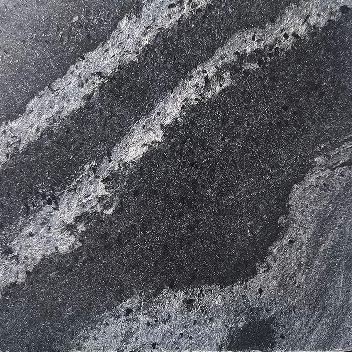 Silver grey pool stone tiles