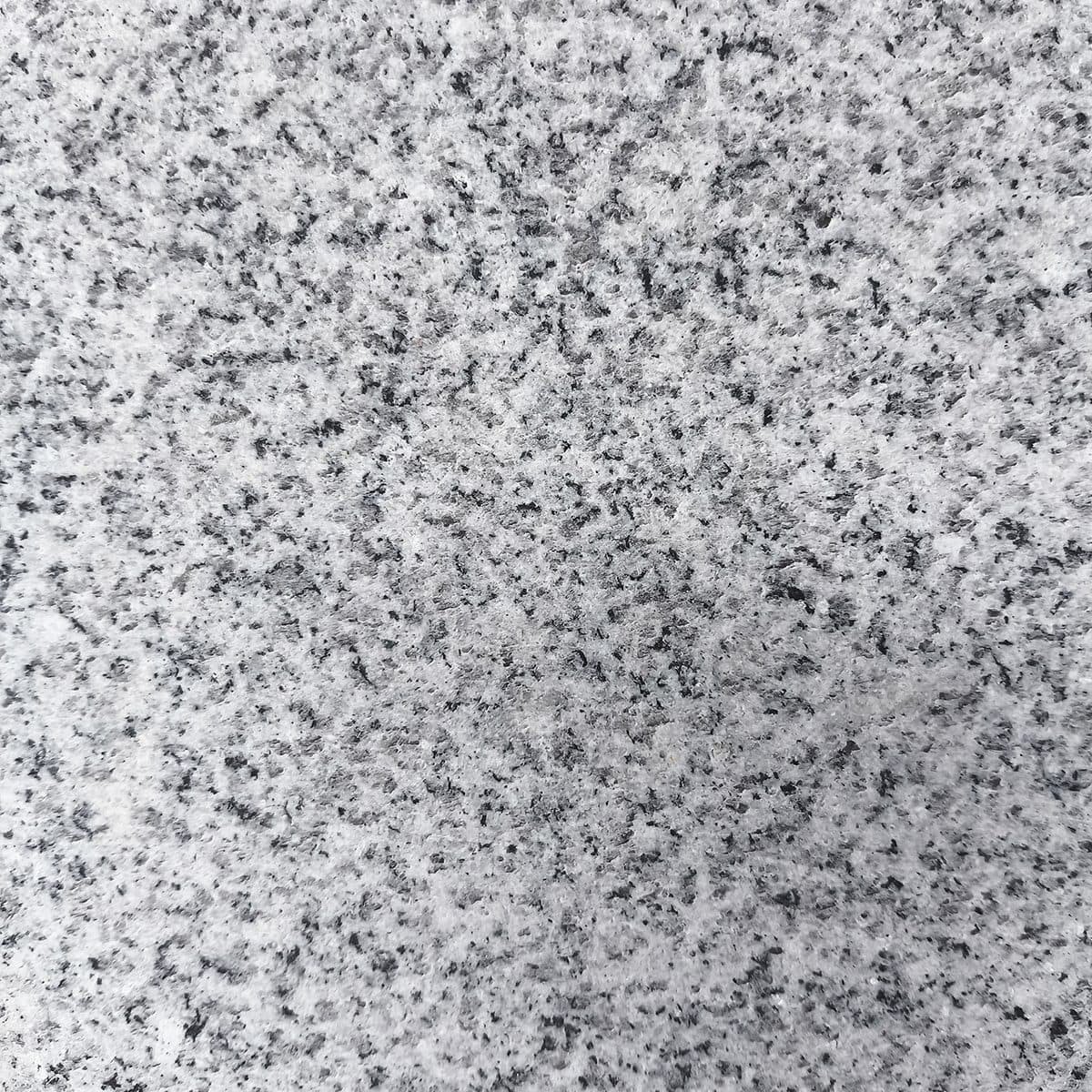 White grey granite with fine mineral grain